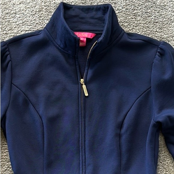 Lilly Pulitzer Azela Ruffle Fleece Jacket - Picture 5 of 7